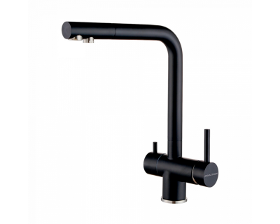 Смеситель PAULMARK SKALEN Sk213020-401, (черный/антрацит)