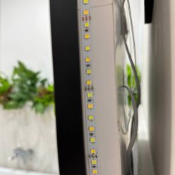 Зеркало Roxen Grown Gun Metall 40x60 с подсветкой