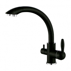 Смеситель PAULMARK ESSEN Es213001-308, (черный)