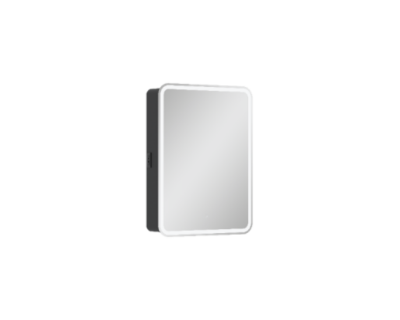 Шкаф с зеркалом Equil Orion LED 60 правый, черный