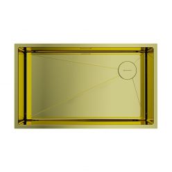 Кухонная мойка из нержавейки Omoikiri Taki 74-U/IF-LG Side светлое золото