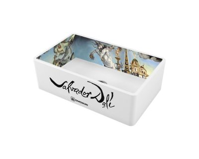 Кухонная мойка из керамики Omoikiri Mikura 76-Dali Natceramic/white