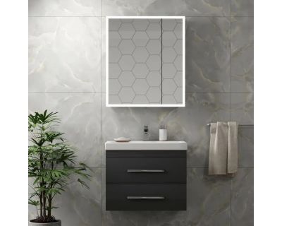 Шкаф с зеркалом Континент Reflex LED 70x80 с подсветкой и датчиком движения