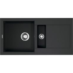 Мойка кухонная Omoikiri Sakaime 86-2-BL tetogranit/черный 4993117