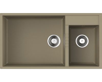 Кухонная мойка Omoikiri Tedori 85-2-U-CH Tetogranit/шампань