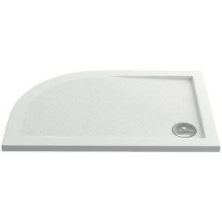 Мраморный душевой поддон Good Door СЕЛФИ левый 120х80