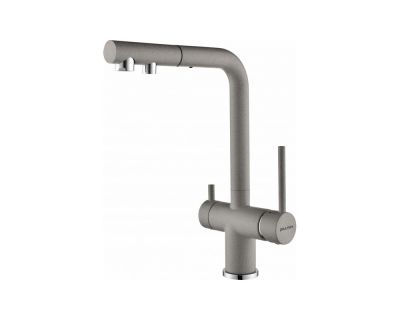 Смеситель PAULMARK SERPENTINE Se213222-GR, (серый)