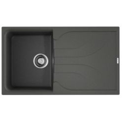 Кухонная мойка Omoikiri Yasugata 86-PL Tetogranit/платина