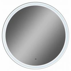Зеркало Континент Planet White LED D1000 ореольная холодная подсветка и Б/К сенсор