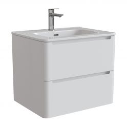 Тумба с умывальником, подвесная, 60 см, белая, Edifice, IDDIS, EDI60W0i95K