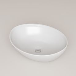 Белый глянцевый умывальник накладной, Cloud, IDDIS, CLOWS06i27