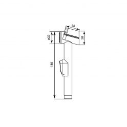 Душевой комплект, гигиенический, 010, IDDIS, 0101F15I20