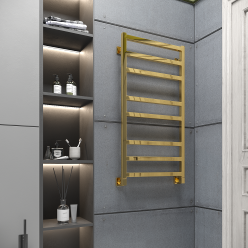 Полотенцесушитель водяной Stinox Ancona 50x100 золото глянец