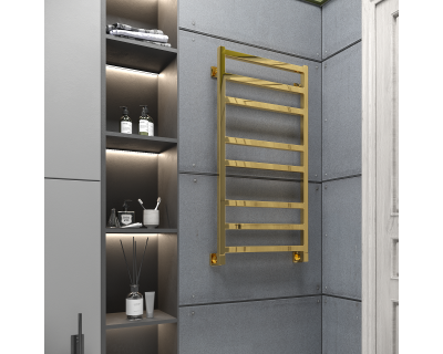 Полотенцесушитель водяной Stinox Ancona 50x100 золото глянец