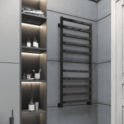 Полотенцесушитель водяной Stinox Ancona 50x120 черный глянец