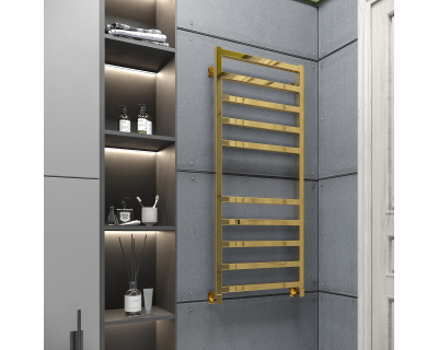 Полотенцесушитель водяной Stinox Ancona 50x120 золото глянец