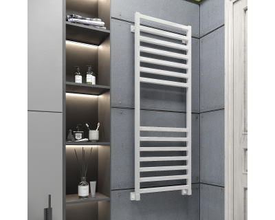 Полотенцесушитель водяной Stinox Ancona 50x140 белый глянец