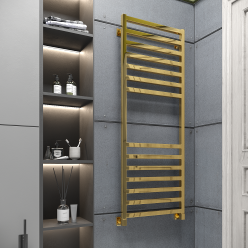 Полотенцесушитель водяной Stinox Ancona 50x140 золото глянец