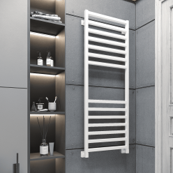 Полотенцесушитель водяной Stinox Ancona 50x140 белый матовый