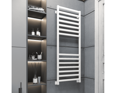 Полотенцесушитель водяной Stinox Ancona 50x140 белый матовый