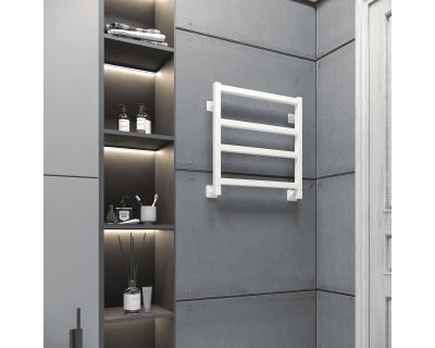 Полотенцесушитель водяной Stinox Ancona 50x50 белый матовый