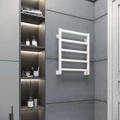 Полотенцесушитель водяной Stinox Ancona 50x60 белый матовый