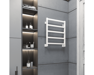 Полотенцесушитель водяной Stinox Ancona 50x60 белый матовый