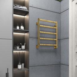 Полотенцесушитель водяной Stinox Ancona 50x60 золото глянец