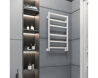 Полотенцесушитель водяной Stinox Ancona 50x80 белый глянец