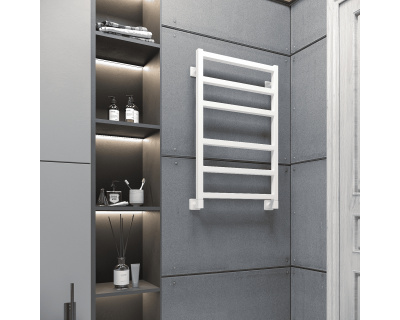 Полотенцесушитель водяной Stinox Ancona 50x80 белый матовый