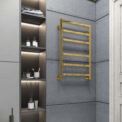 Полотенцесушитель водяной Stinox Ancona 50x80 золото глянец