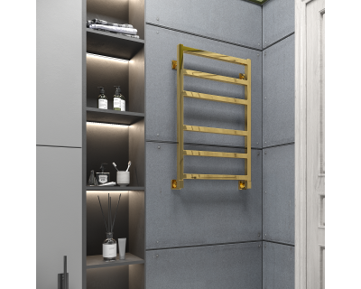Полотенцесушитель водяной Stinox Ancona 50x80 золото глянец