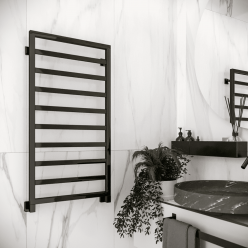 Полотенцесушитель водяной Stinox Bergamo 50x100 черный глянец