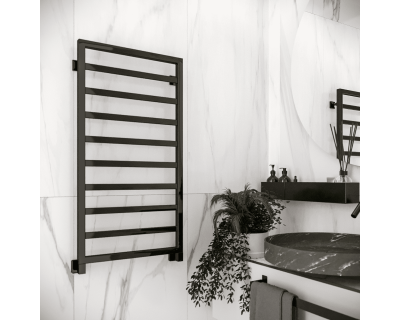 Полотенцесушитель водяной Stinox Bergamo 50x100 черный глянец