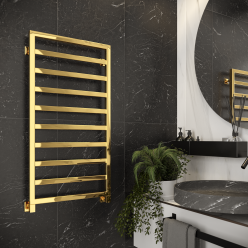 Полотенцесушитель водяной Stinox Bergamo 50x100 золото глянец
