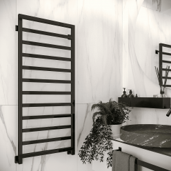 Полотенцесушитель водяной Stinox Bergamo 50x120 черный глянец