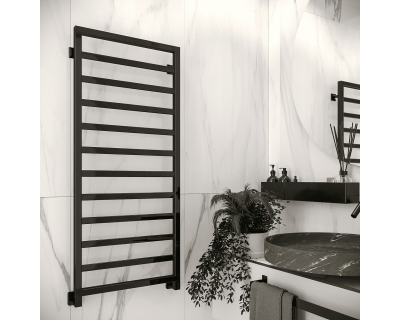 Полотенцесушитель водяной Stinox Bergamo 50x120 черный глянец