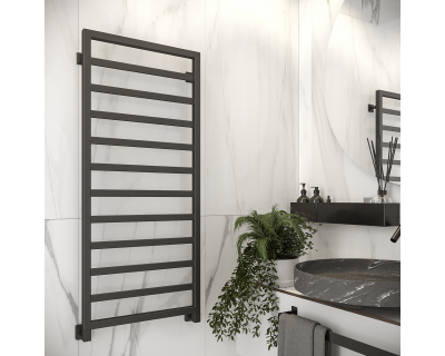 Полотенцесушитель водяной Stinox Bergamo 50x120 черный матовый
