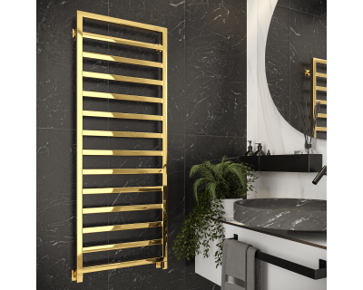 Полотенцесушитель водяной Stinox Bergamo 50x140 золото глянец