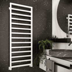 Полотенцесушитель водяной Stinox Bergamo 50x140 белый матовый