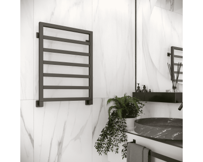 Полотенцесушитель водяной Stinox Bergamo 50x70 черный матовый