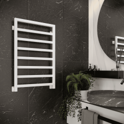 Полотенцесушитель водяной Stinox Bergamo 50x80 белый матовый