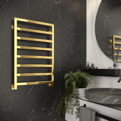 Полотенцесушитель водяной Stinox Bergamo 50x80 золото глянец