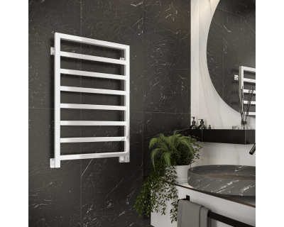 Полотенцесушитель водяной Stinox Bergamo 50x80 белый глянец