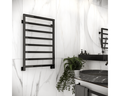 Полотенцесушитель водяной Stinox Bergamo 50x80 черный глянец