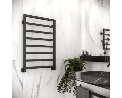 Полотенцесушитель водяной Stinox Bergamo 50x80 черный матовый