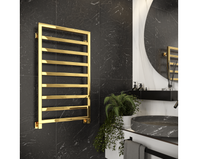 Полотенцесушитель водяной Stinox Bergamo 50x90 золото глянец