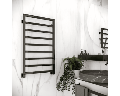 Полотенцесушитель водяной Stinox Bergamo 50x90 черный глянец