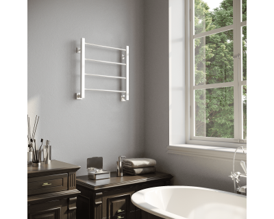 Полотенцесушитель водяной Stinox Classic 50x50 белый глянец