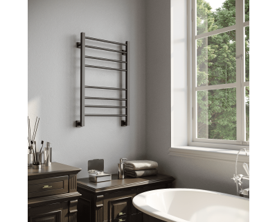 Полотенцесушитель водяной Stinox Classic 50x80 черный матовый